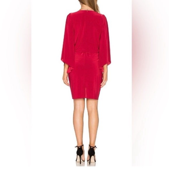 Revolve x MISA Los Angeles Teget Knot Front Dress Red Size XS New with Tag - Picture 4 of 14